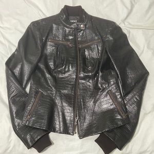 DKNY leather jacket